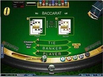 Online Baccarat casino games