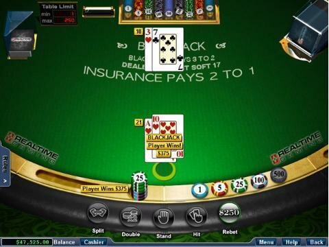 Online Blackjack casino games