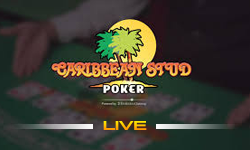 Live Caribbean Stud Poker