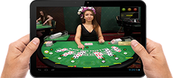 Mobile live dealer blackjack