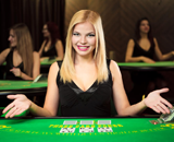 Live dealer 3 card poker casino games