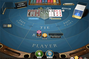 Baccarat online casino game