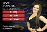 Live Dealer Super6 Sportsbetting