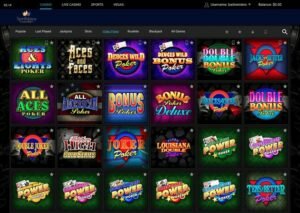 Spin Palace Casino Video Poker