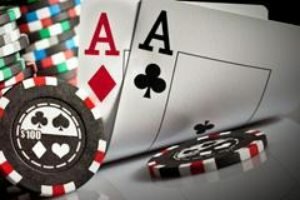 Live Dealer Casino Holdem Game AA Side Bet